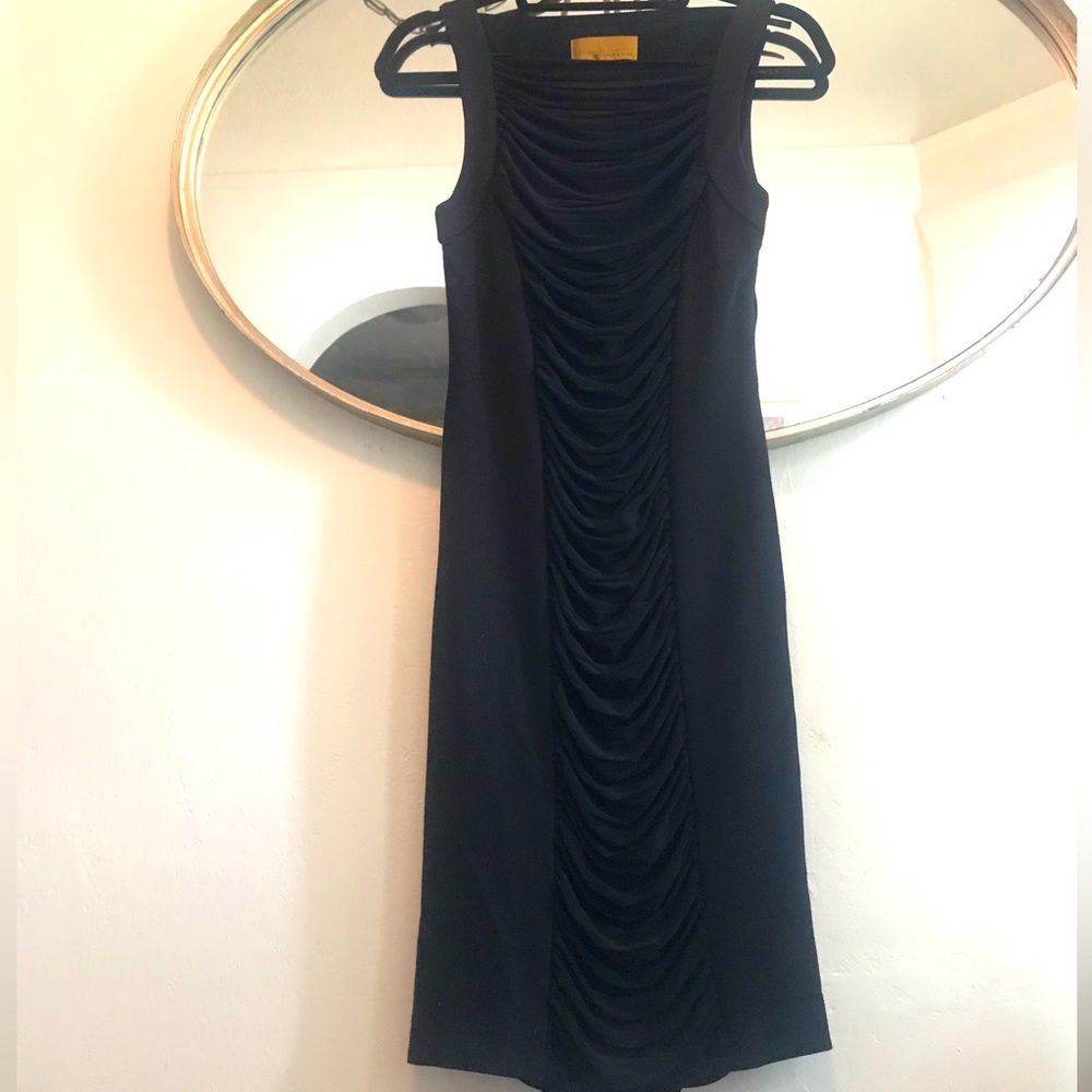 Nicole miller medium black dress with side zipper